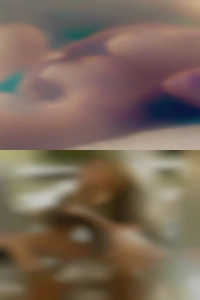 She is curly blonde. She is curly blonde.